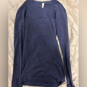 Dark purple lululemon swiftly long sleeve size 6